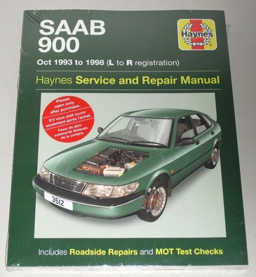 Reparaturanleitung Saab 900 II incl. Cabrio + Turbo, Baujahre 1993 - 1998