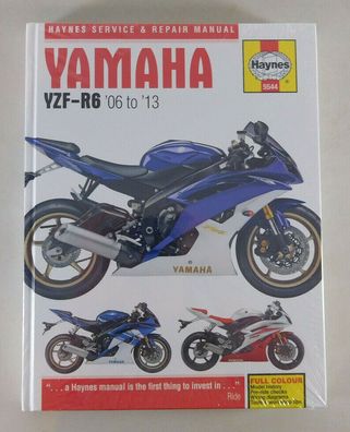 Reparaturanleitung Yamaha YZF R6, Baujahr 2006 - 2013