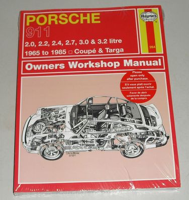 Reparaturanleitung Porsche 911 2.0 / 2.2 / 2.4 / 2.7 / 3.0 / 3.2 liter, 1965-85