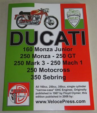 Reparaturanleitung Ducati 160 250 350 ccm Monza Junior GT Motocross Sebring