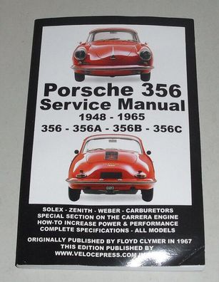Reparaturanleitung Porsche 356 Urmodell / A / B / C, Baujahre 1948 - 1965