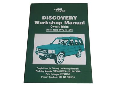 Werkstatthandbuch Reparaturanleitung Land Rover Discovery I, Bj. 1990 - 1998