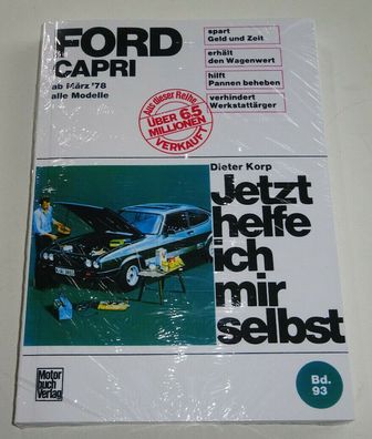 Reparaturanleitung Ford Capri III 1,6 / 2,0 / 2,3 / 2,8 / 3,0 ab Baujahr 1978