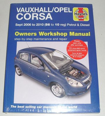 Reparaturanleitung Opel / Vauxhall Corsa D, Baujahre 2006 - 2010