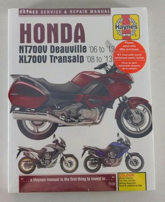 Reparaturanleitung Honda NT 700 V Deauville Bj. 06-13 + XL 700 V Transalp 08-13