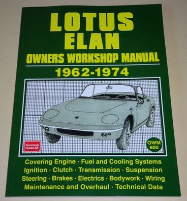 Reparaturanleitung Lotus Elan, Baujahre 1962 - 1974
