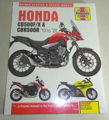 Reparaturanleitung Honda CB 500 F / X und CBR 500 R, Baujahr 2013 - 2020