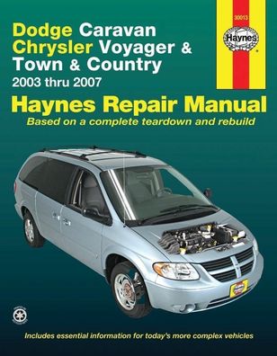 Reparaturanleitung Dodge Caravan Chrysler Voyager Town & Country, Bj. 2003-2007