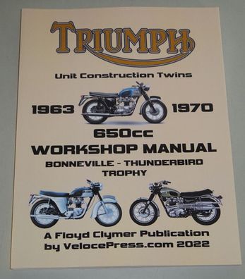 Werkstatthandbuch / Reparaturanleitung Triumph Bonneville Trophy Thunderbird 650