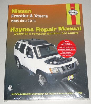 Reparaturanleitung Nissan Navara / Frontier / Xterra, Baujahre 2005 - 2014