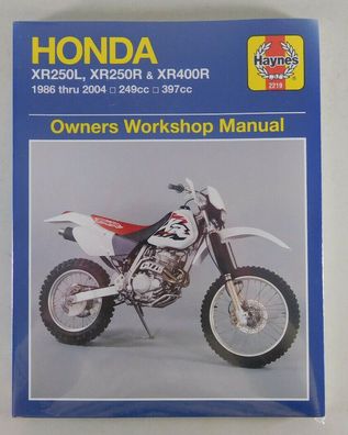 Reparaturanleitung Honda XR 250 L, XR 250 R und XR 400 R, Baujahr 1986 - 2004
