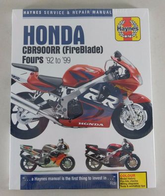 Reparaturanleitung Honda CBR 900 RR - Fireblade - Fours, Baujahr 1992 - 1999