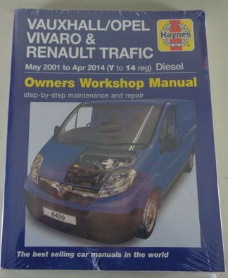 Reparaturanleitung Vauxhall / Opel Vivaro & Renault Trafic Diesel Bj. 5/01-4/14