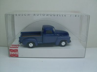 Busch 48281, Chevrolet Pick-up, Blau, H0 Modellwelten 1:87