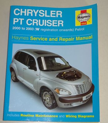Reparaturanleitung Chrysler PT Cruiser, Baujahre 2000 - 2003