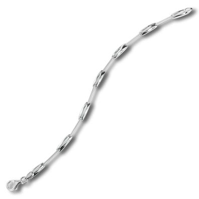 Balia Armband für Damen mattiert - poliert 925er Sterling Silber BAA0015SM