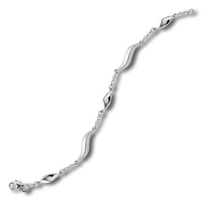 Balia Armband für Damen mattiert - poliert 925er Sterling Silber BAA0020SM