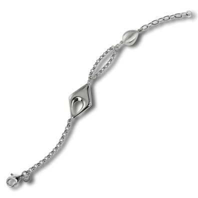 Balia Armband für Damen mattiert - poliert 925er Sterling Silber BAA0023SP
