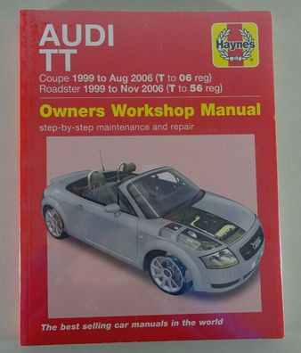 Reparaturanleitung Audi TT Typ 8N Coupe Cabrio + Quattro, Baujahr: 1999 - 2006