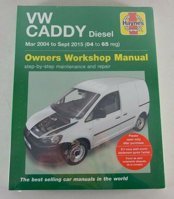 Reparaturanleitung VW Caddy Life TDI / Diesel / SDI, Typ 2 K, Bj. Mar 04-Sep 15