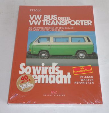 Reparaturanleitung So wird's gemacht VW Bus T3 Transporter Syncro Diesel 1980-92