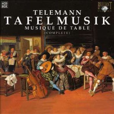 Georg Philipp Telemann (1681-1767): Tafelmusik (Gesamtaufnahme) - Brilliant 1092177B