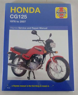 Reparaturanleitung Honda CG 125, Baujahr 1976 - 2007