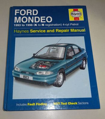 Reparaturanleitung Ford Mondeo Benziner 4-Zylinder, Baujahre 1993 - 1996