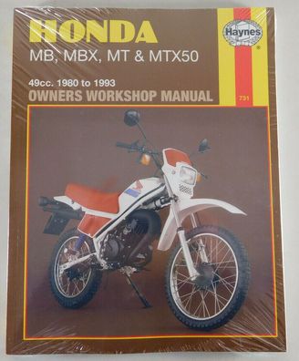 Reparaturanleitung Honda MB, MBX, MT und MTX 50, Baujahr 1980 - 93