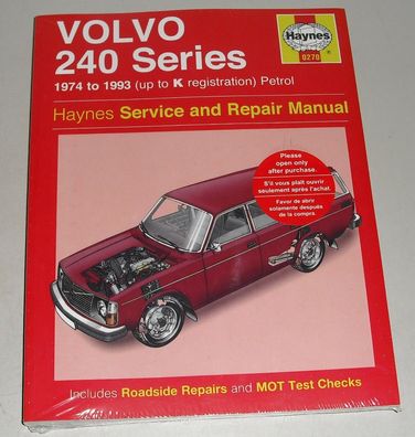 Reparaturanleitung Volvo 240 242 244 245, ab Baujahr 1974
