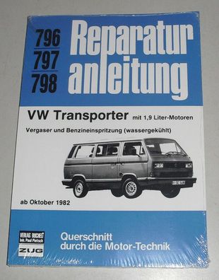 Reparaturanleitung VW Bus / Transporter T3 mit 1,9 Liter Benziner, ab Bj. 1982
