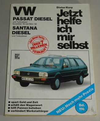 Reparaturanleitung VW Passat B2 32b 1,6 l Diesel + Turbodiesel, Baujahre 1980-88