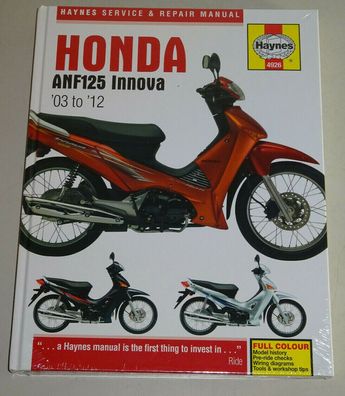 Reparaturanleitung Honda ANF 125 Innova, Baujahr 2003 - 2012