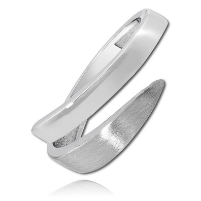 Balia Ring für Damen mit matter und glänzender Oberfläche GR.56 aus BAR005P56