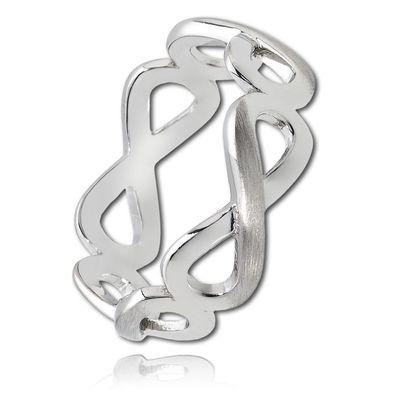 Balia Ring für Damen mit Unendlichkeitszeichen GR.52 aus 925er Silber BAR007P52
