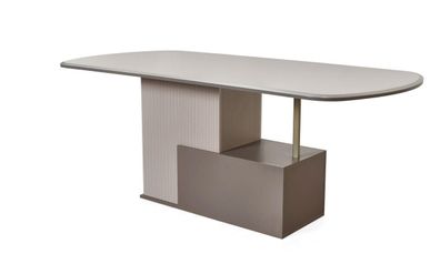 Esszimmertisch Esstisch Tisch Holztisch Holz Esszimmer Beige Moderne