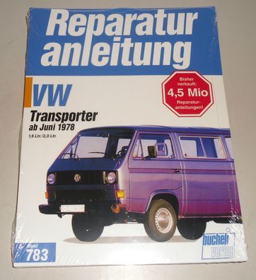 Reparaturanleitung VW Bus + Transporter T3 Luftboxer 1,6 / 2,0 liter, ab 1978