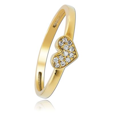 Balia Ring für Damen gefertigt aus 333 Gelbgold mit Zirkonia BGR009G54