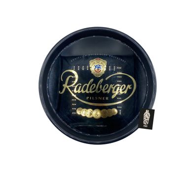 Radeberger Tablett Serviertablett Kellnertablett Schwarz Rutschfest Maße ca.: 3
