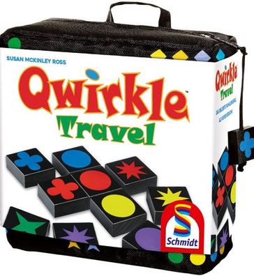 Merc Brettspiel Qwirkle Travel Familienkartenspiel - Schmidt Spiele 49270 - (Spielze