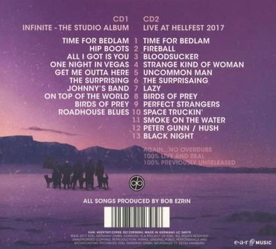 Deep Purple: inFinite (Limited Gold Edition) - earMUSIC - (CD / Titel: H-P)