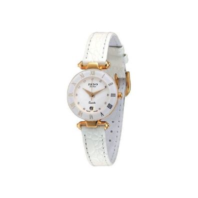 Zeno-Watch - Armbanduhr - Damen - Fashion CP white - 5300Q-Pgg-s2