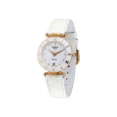 Zeno-Watch - Armbanduhr - Damen - Fashion CP white - 5250Q-Pgg-s2