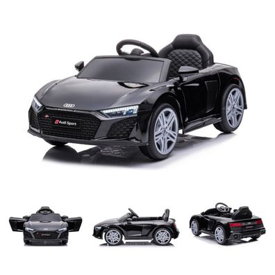 B-Ware ES-Toys Kinder Elektroauto Audi R8 Spyder Bluetooth Fernbedienung schwarz