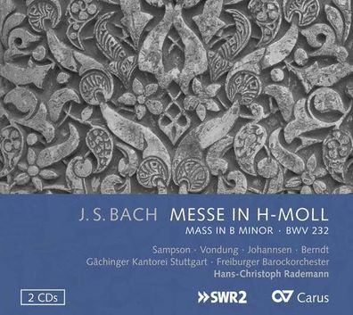 Johann Sebastian Bach (1685-1750): Messe h-moll BWV 232 - Carus 4009350833142 - (CD