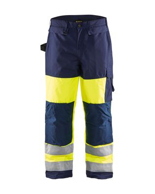 Blakläder High Vis Winterhose 1883 1997 in gelb/ marineblau