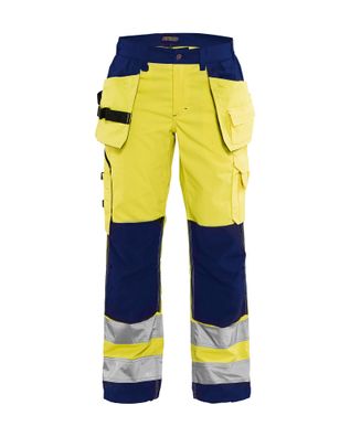 Blakläder Damen High Vis Bundhose mit Werkzeugtaschen 7156 1811 in div. Farben