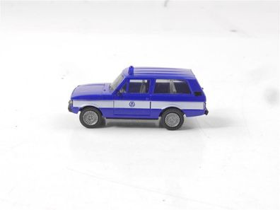 Herpa H0 004067 Modellauto PKW Range Rover blau "Technisches Hilfswerk" 1:87