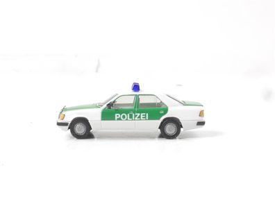Herpa H0 041416 Modellauto PKW Mercedes 300E Polizei weiß/ grün 1:87