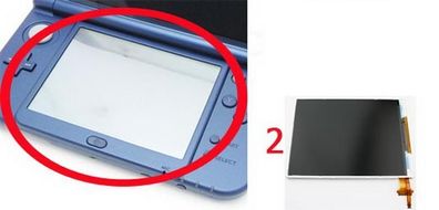Nintendo New 3DS XL LCD Defekt * Reparatur* unterer Bildschirm Display Einbau